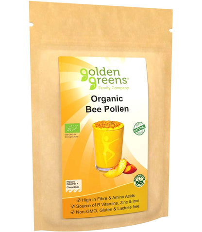 Golden Greens Organic Bee Pollen  - 100g