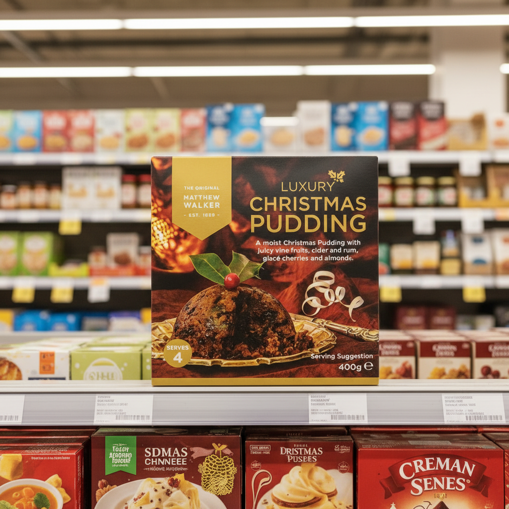 12 X Matthew Walker Luxury Christmas Pudding 400GM