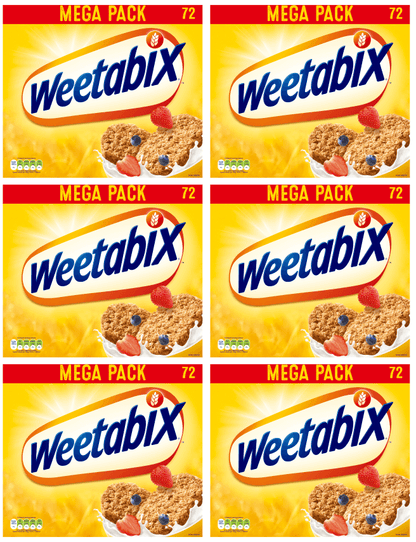 6 x Weetabix 72'S