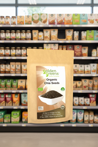 Golden Greens Organic Chia Seeds  - 250g