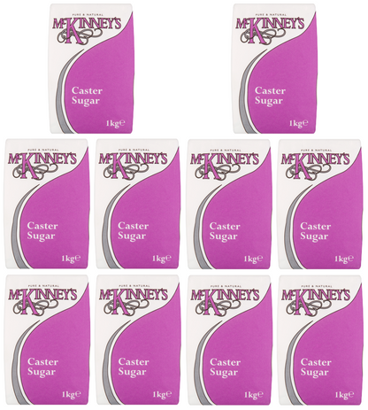 10 x Mckinney'S Caster Sugar 1Kg