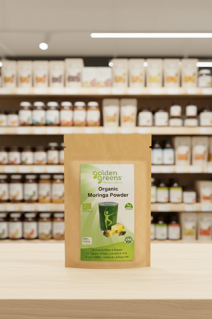 Golden Greens Organic Moringa Powder  - 100g