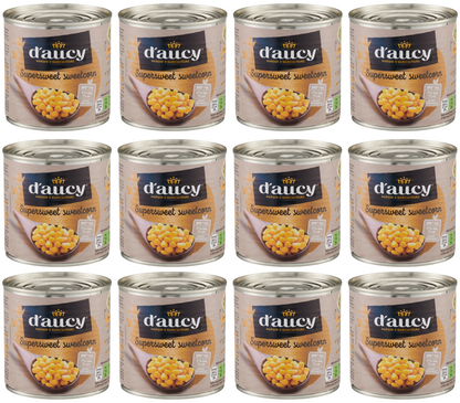 12 x D'Aucy Sweetcorn 326G