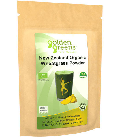 Golden Greens Organic New Zeal Wheat Grass Powder  - 100g