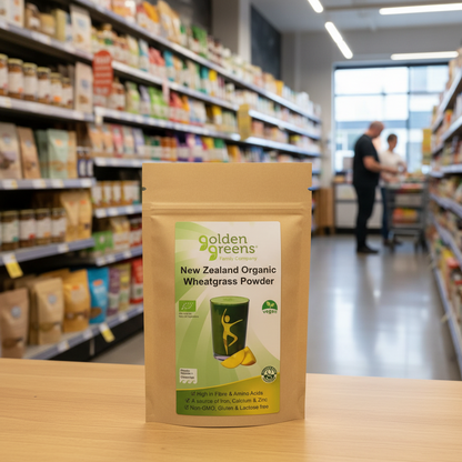 Golden Greens Organic New Zeal Wheat Grass Powder  - 200g