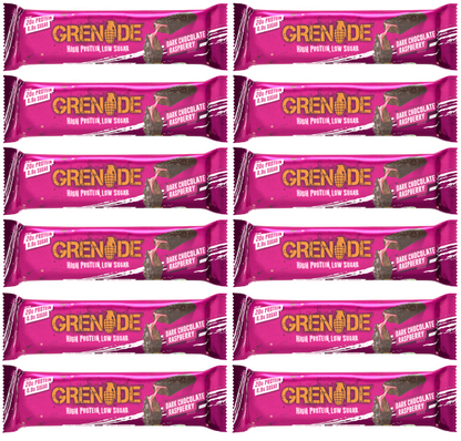12 X Grenade Carb Killa Dark Chocolate Raspberry 60G