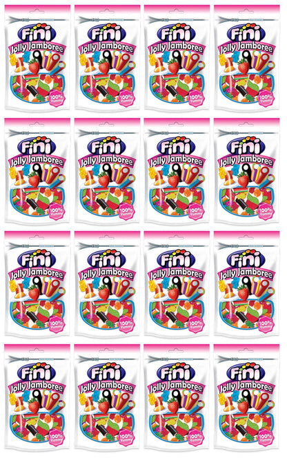 16 x Fini Jolly Jamboree Pouch 150Gm