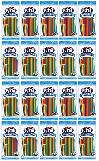 20 x Fini Rainbow Pencils 180Gm