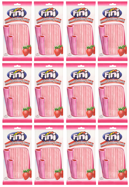 12 x Fini Smooth Strawberry Pencils 160G