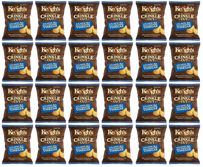 24 x Keoghs Crinkle Cut Sea Salt & Balsamic Vinegar 50Gm