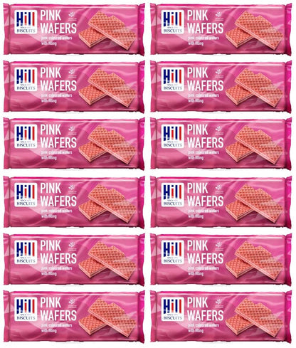 12 x Hills Pink Wafers 100Gm