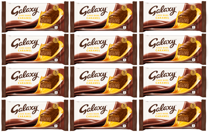 12 x Mcvities Galaxy Caramel Cake Bar 5Pk 130Gm