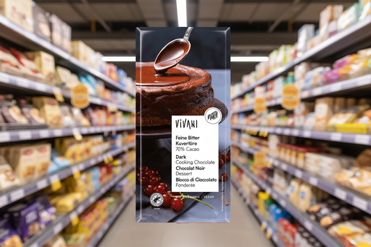 10 x Vivani Fine Dark cooking chocolate - 200g