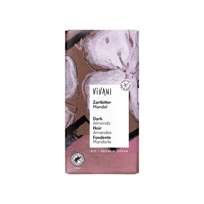 10 x Vivani Dark with almonds Organic - 100g