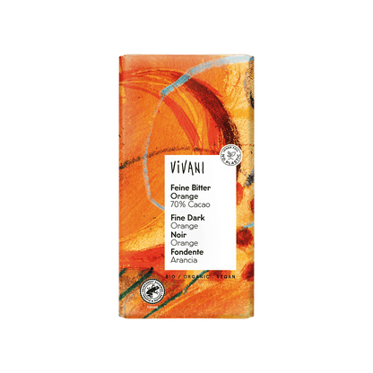 10 x Vivani Dark with Orange Organic - 100g