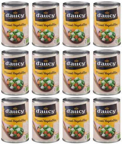 12 x D'Aucy Mixed Vegetables 400G