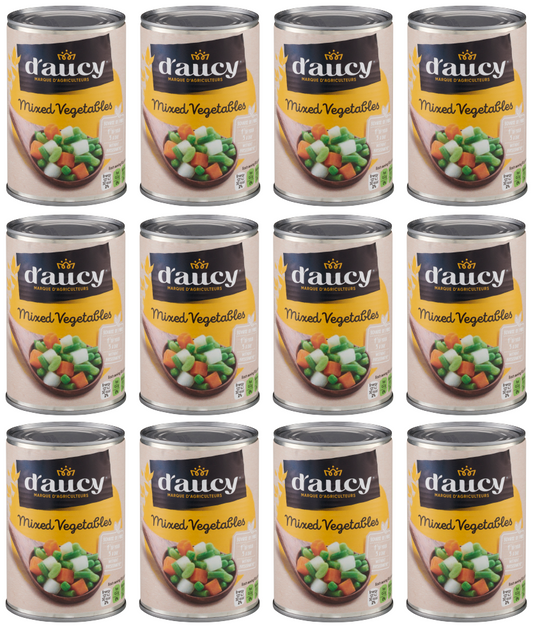 12 x D'Aucy Mixed Vegetables 400G
