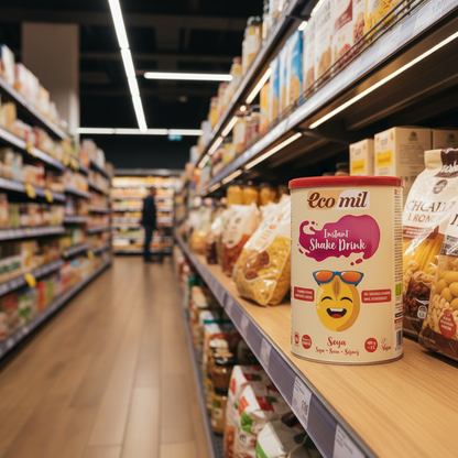 Ecomil Soya drink no added sugars Instant  Bio - 400g