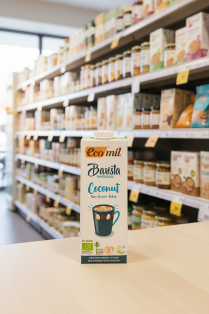 Ecomil Barista coconut milk low sugar Bio - 1ltr