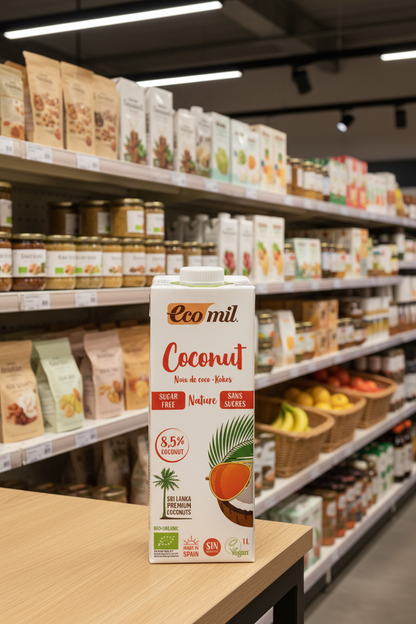 Ecomil Coconut milk sugar-free Bio (8,5% coconut) - 1ltr