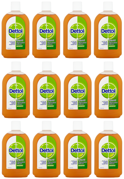 12 x Dettol Liquid - 500Ml
