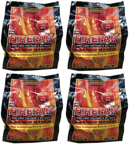 4 X Firepak Firebag 4Kg