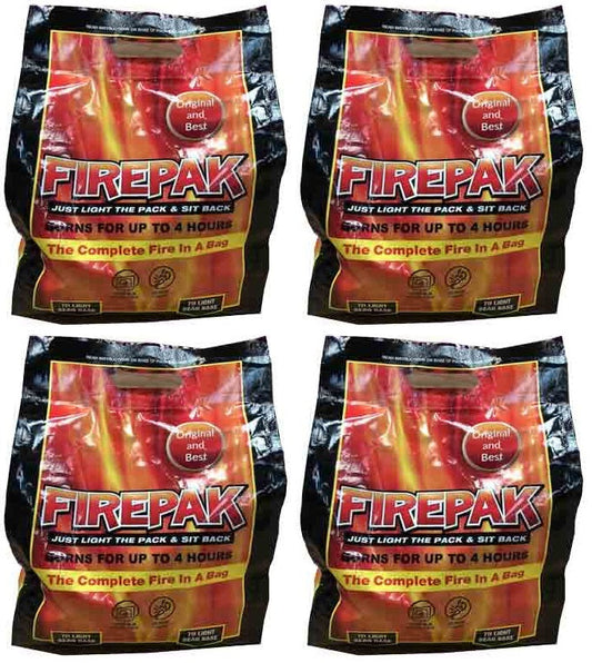 4 X Firepak Firebag 4Kg