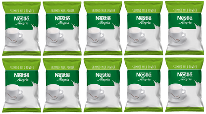 10 x Nescafe Alegria Skimmed Milk Powder - 500G