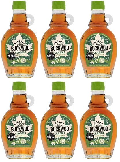 6 x Buckwud Buckwud Organic Maple Syrup - 250g