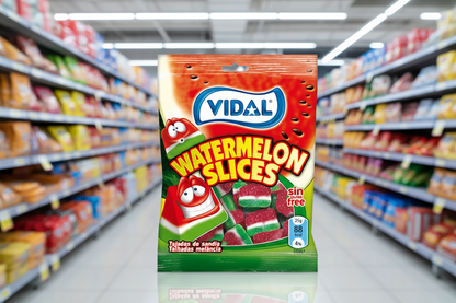 14 x Vidal Watermelon Slices Bag 100Gm