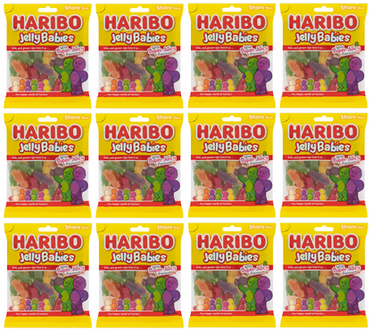 12 x Haribo Jelly Babies 160Gm