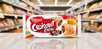 9 x Dulcesol Croissants Choc Filled 5 Pack - 225Gm