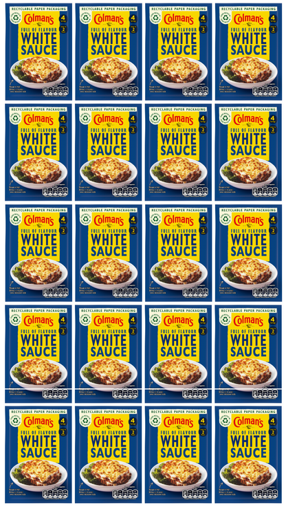 20 X Colmans White Sauce 25G