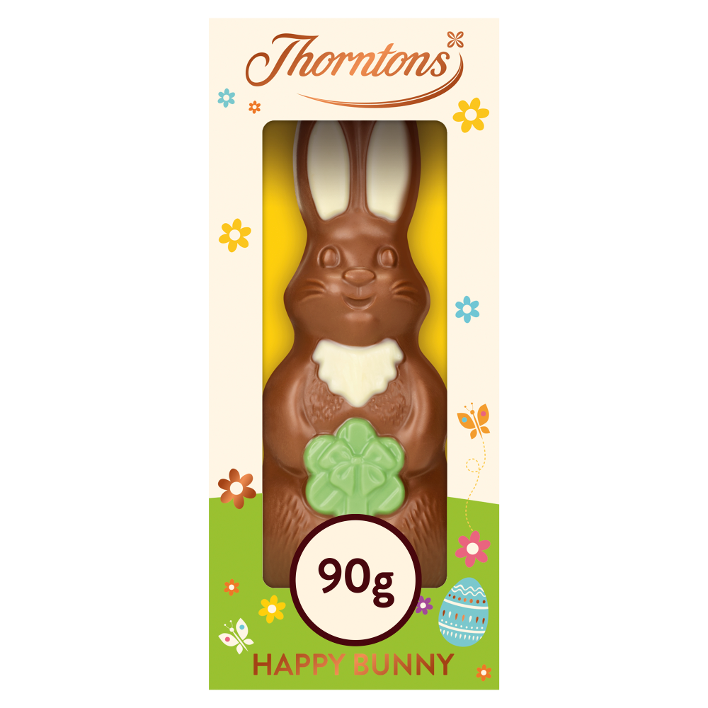 12 x Thorntons Milk Chocolate Easter Bunny Model - 90GM