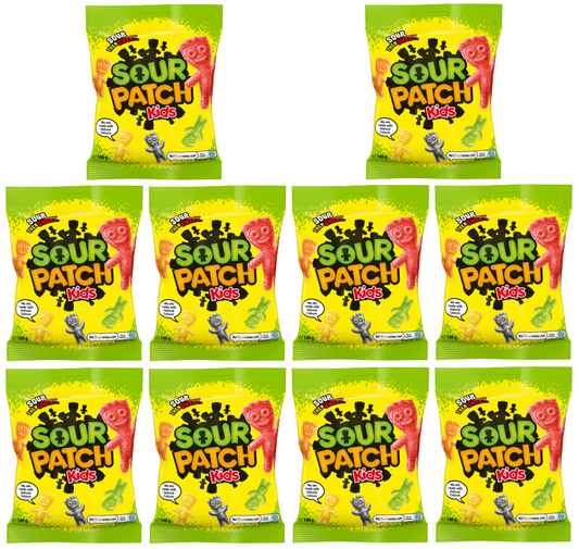10 x Sour Patch Original 130Gm