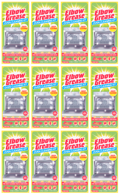 12 x Elbow Grease Oven Cleaner Set 500Ml