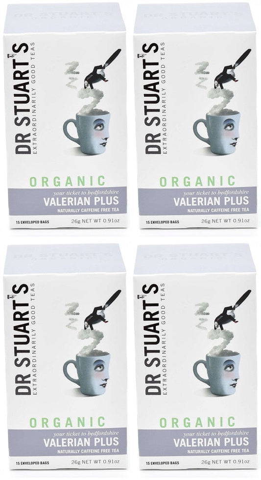 4 x Dr Stuarts Organic Valerian Plus - 15g