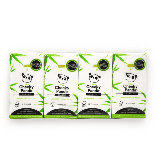 The Cheeky Panda Classic Pocket tissue - 8pc