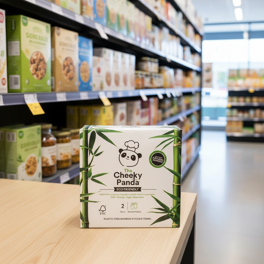 The Cheeky Panda Plastic Free Kitchen towel - 2pc