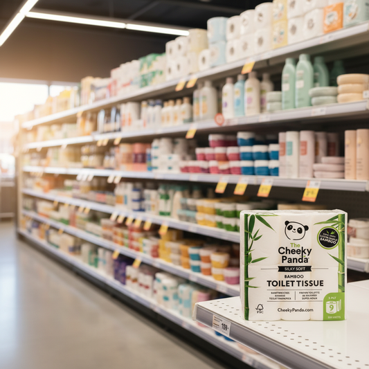 The Cheeky Panda Plastic free toilet tissue - 9pc