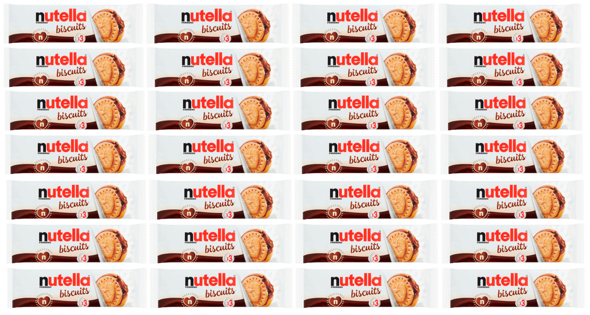 28 X Nutella Biscuits 41.4G