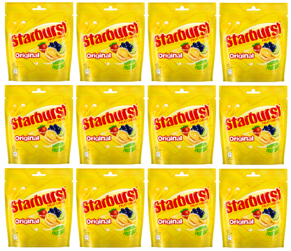 12 X Starburst Original Fruits Pouch 138Gm