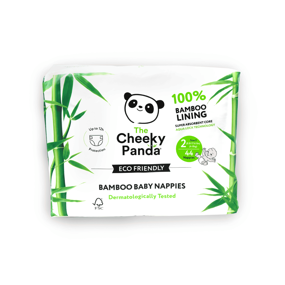 The Cheeky Panda Nappies Size 2 - 42pc