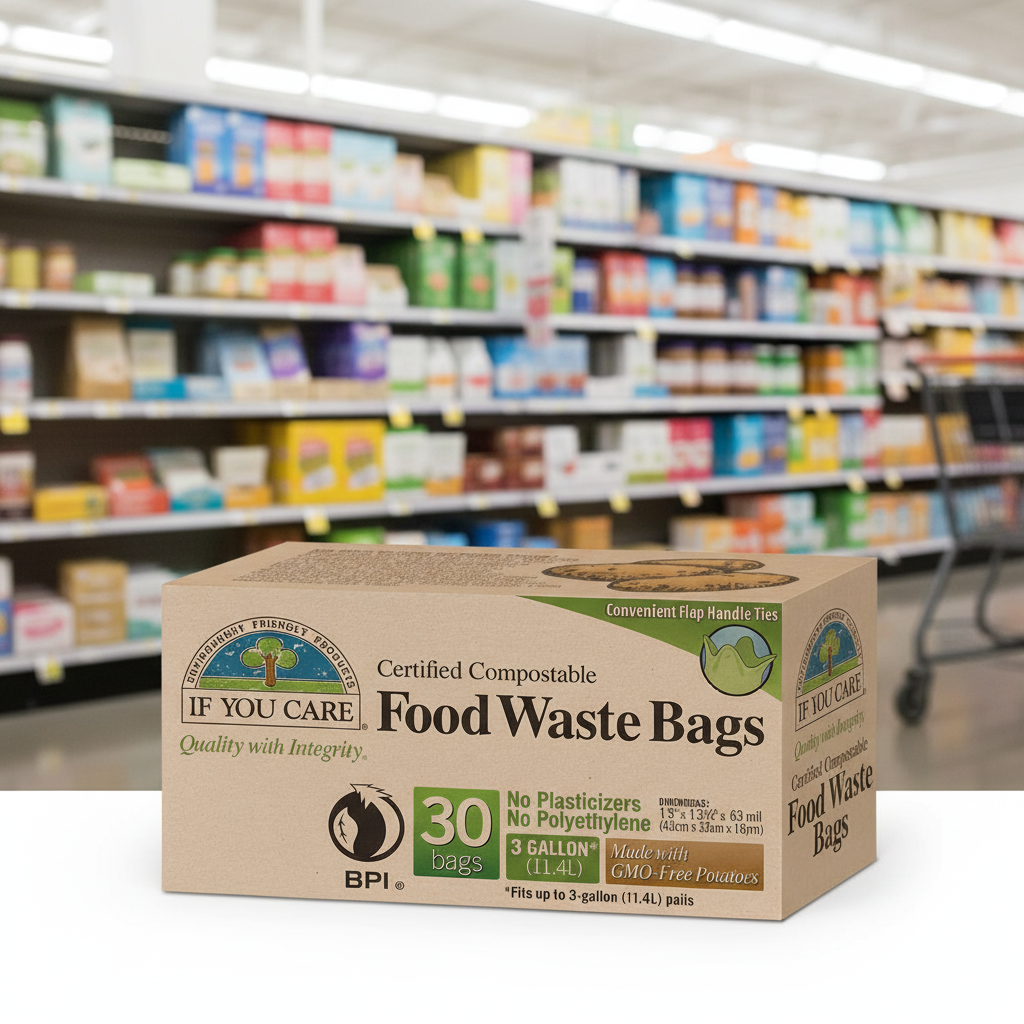 If You Care Cert Compostable Tall Kitchen Bags - 49ltr