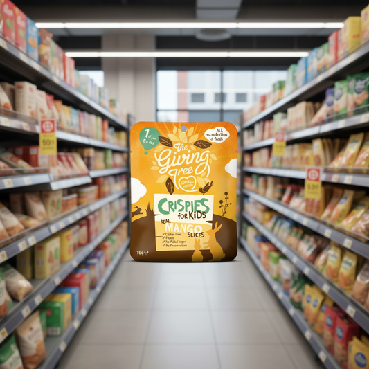 12 x Giving Tree Mango Crispies for Kids - 10g