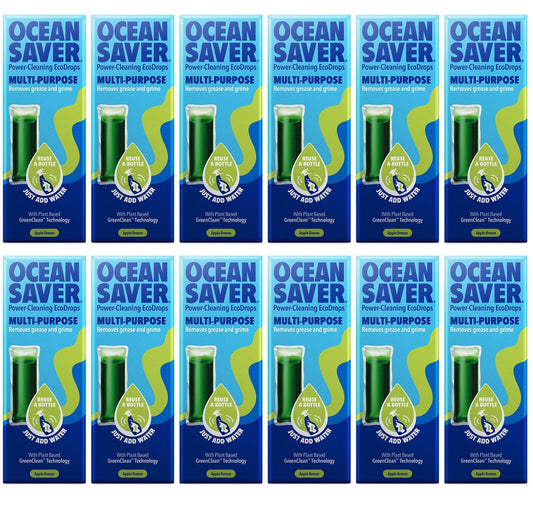 12 x OceanSaver Refill EcoDrop - Multipurpose Apple - 10ml