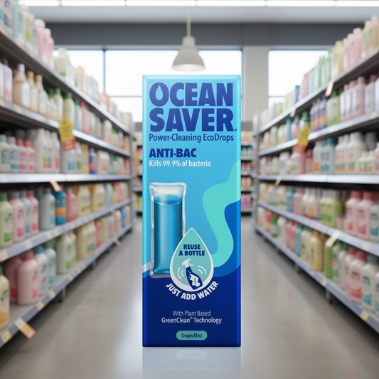 12 x OceanSaver Refill EcoDrop Anti-Bacterial Sanitiser - 10ml
