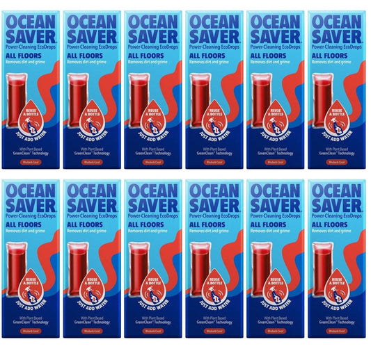 12 x OceanSaver Refill EcoDrop - All Purpose Floor - 10ml