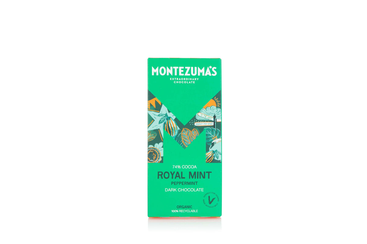 12 x Montezuma Royal Mint  - Dark with Peppermint - 90g