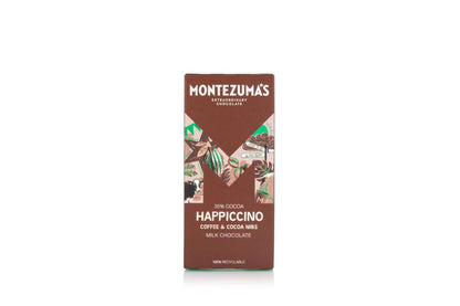 12 x Montezuma Happiccino - Milk + Coffee & Cocoa Nibs - 90g